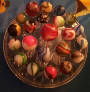 marbles vintage Perfect Mix of several lots of unique assortment of estate marbl - Picture 1 of 6