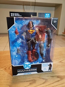 McFarlane DC Multiverse Death Metal Superman Action Figure 7" + Build a Fig  NEW - Picture 1 of 2