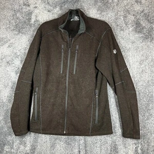 Kuhl Jacket Mens Medium Interceptr Full Zip Fleece Sweater Outdoor Lightweight - Picture 1 of 8