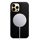 Luxury Leather Magnetic Mag Safe Protective Pouch Case for iPhone 14