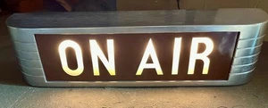 Vintage Reproduction RCA Cast Aluminum ON AIR Warning Light For Studio MI-11717 - Picture 1 of 9