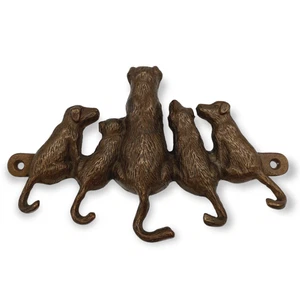 Hundeschwanz Schlüssel Haken Aufhänger Halter Metall SPI San Pacific Int'l 5 Haken 7,5" lang - Bild 1 von 13