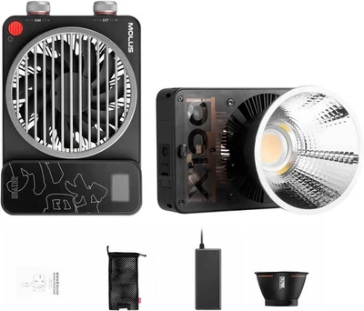 Zhiyun Molus X100 100W Bolsillo COB Luz LED Video Iluminación Lámpara 2700K-6500K Foto 1 de 4