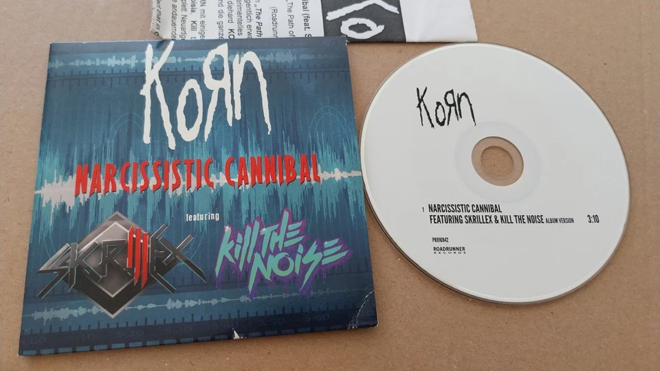 Maxi CD Korn - NARCISSISTIC CANNIBAL / 1 Track Roadrunner 2011 rare - Bild 1 von 3