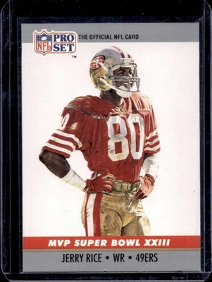 Juego profesional Jerry Rice Super Bowl 1990 MVP coleccionables #23 49ers Foto 1 de 2