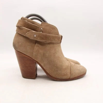 RAG & BONE Harrow Suede Women's Size EU 38 Ankle Boots Ankle Straps Hazel Tan - Image 1 of 4