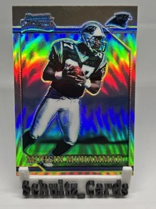 2001 Bowman Chrome #BRC7 Muhsin Muhammad Rookie Refractor Carolina Panthers - Picture 1 of 6