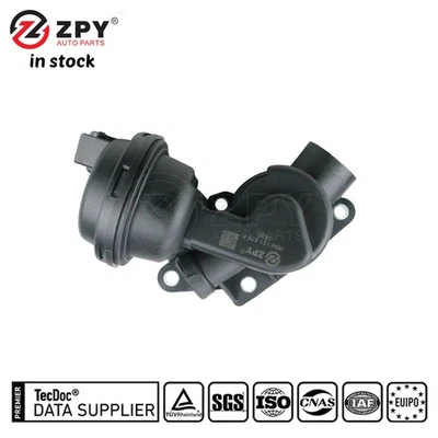 ZPY Engine Coolant Thermostat Valve For VW Audi A4 A6 Q7 3.0T 06M 121 678F - Image 1 of 4