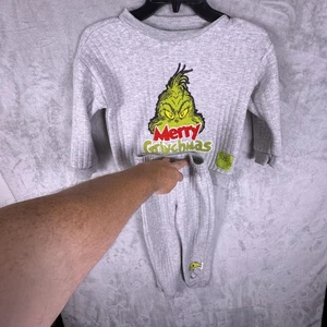 The Grinch Camicia Gioventù Taglia 5 Grigio Buon Grinchmas Pigiama Set Natale Dr Seuss - Foto 1 di 14