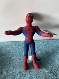 2002 Spiderman Tobey Maguire Der Film Plüsch 10 Zoll Vintage NEU mit Etikett - Bild 1 von 7