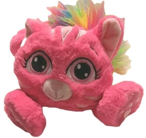 Rainbow Fluffies 12 Zoll Plüsch - Verstecken Sie den Regenbogen im Inneren - rosa Kätzchen / Katze - Bild 1 von 8