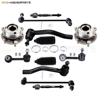 Barra estabilizadora y buje de rueda para Nissan Altima 2007-2013 12 piezas extremo barra estabilizadora delantera Foto 1 de 4