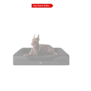 XXXL Memory Foam Dog Bed with Waterproof Liner - Orthopedic Pet Couch in Black - Picture 1 of 15