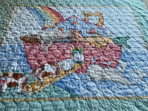 NOAH'S ARK Kinderbettdecke 41” x 32” - Bild 1 von 6