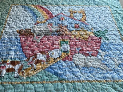"Manta para cuna NOAH'S ARK 41"" X 32""" Foto 1 de 4