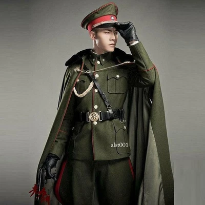 Мужской косплей новый военный армейская форма костюм наряды вечеринки полный костюм наборы - Изображение 1 из 4