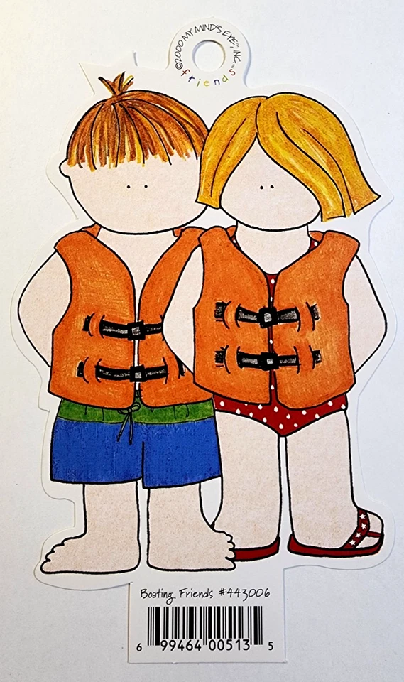 Chalecos salvavidas Boating Friends Siblings RETIRADOS 2000 My Mind's Eye troquelados Foto 1 de 1