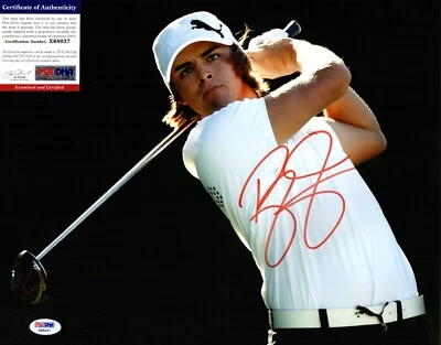 Rickie Fowler Signed 11x14 Photo PSA COA X68037 - Image 1 of 3