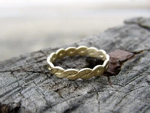 Wedding ring for women Wedding band for women. Solid 14k gold ring. Hers ring. - Picture 1 of 13