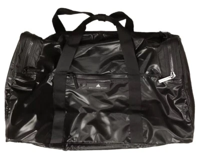 Stella Mccartney Adidas Athletic Athleisure Gym Weekender Duffel Bag Black NEW - Image 1 of 4