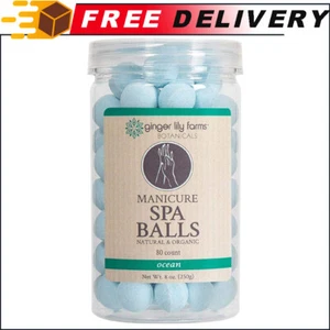 Ginger Lily Farms Botanicals Manicure Spa Balls Ocean Manicure Soak Balls, 8ct - Picture 1 of 8