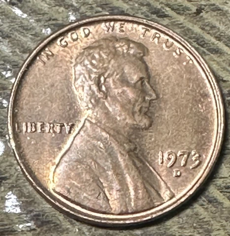 1973 D LINCOLN PENNY ERROR ON 7 Cover