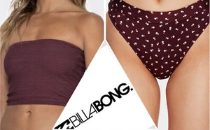 BNWT BILLABONG SUMMER HIGH TUBE TOP & ROSEBUD HIGH WAIST BOTTOMS SET (L/12) $120 - Bild 1 von 5