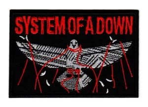 System Of A Down Patch - SoaD Overcome Bird Heavy Metal Band Logo - Sew-on patch - Bild 1 von 1