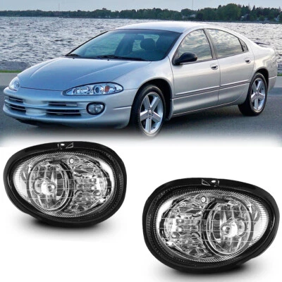 For 1999-2004 Dodge Intrepid Fog Lights Front Bumper Driving Lamps Clear Pair Foto 1 de 4
