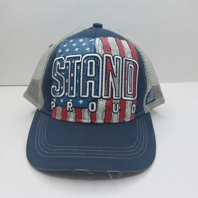 Gorra de camionero Stand Proud Stars rayas Snapback Buck Wear Foto 1 de 4