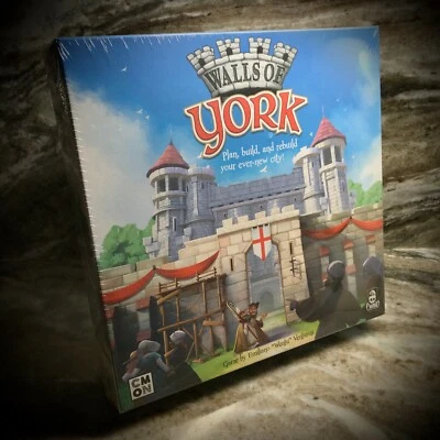 New WALLS OF YORK BOARD GAME Cool Mini Or Not 2019 CMON Strategy English SEALED - Image 1 of 4