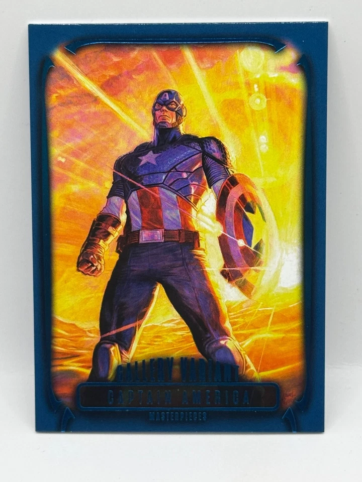 2024 MARVEL MASTERPIECES NAHUEL GREGO #GV-2 CAPTAIN AMERICA GALLERY VARIANT /49 - Image 1 of 1