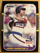 1987 Donruss Jerry Hairston Baseball Card #285 White Sox High-Grade NM O/C
