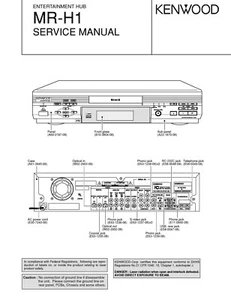 Service manual for Kenwood MR-H1 - Picture 1 of 1