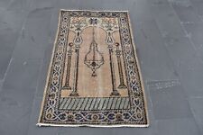 Oriental small rug, Bohemian rug, Home decor, Aztec rug, 2.7 x 4.4 ft RA3711