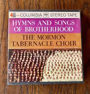 Hymns and Songs of Brotherhood Mormon Tabernacle Columbia MQ 453 Reel to Reel EX - Foto 1 di 4