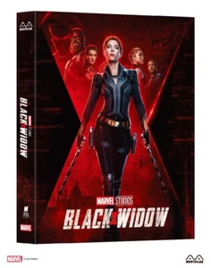 BLACK WIDOW  DISCLESS STEELBOOK [MANTA LAB] DOUBLE LENTICULAR - Picture 1 of 5