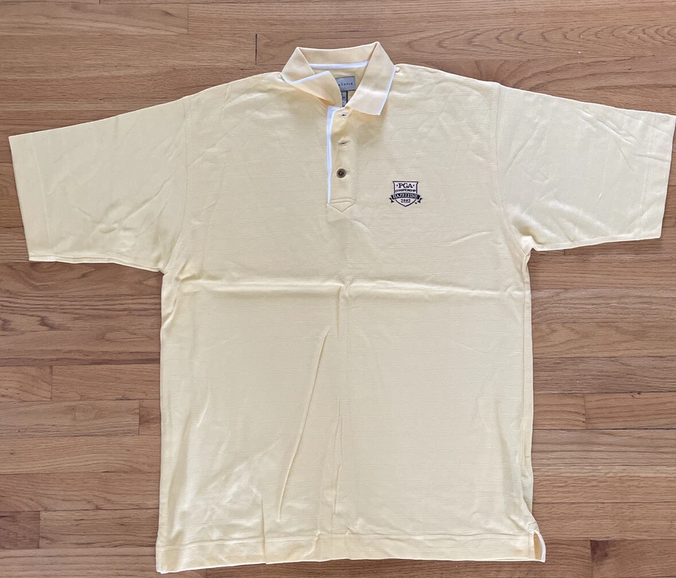 Polo de golf Hazeltine 84th PGA Championship 2002 talla L totalmente nuevo Foto 1 de 1