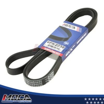 Cinturón Serpentine compatible con GMC SAFARI 1994 4,3 L V6 gasolina ohv aspiración natural 6PK2230 Foto 1 de 4