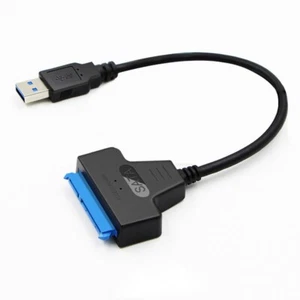 USB 3.0 zu SATA Adapter Kabel mit UASP Support für 2.5 Zoll HDD SSD Festplatten - Bild 1 von 12
