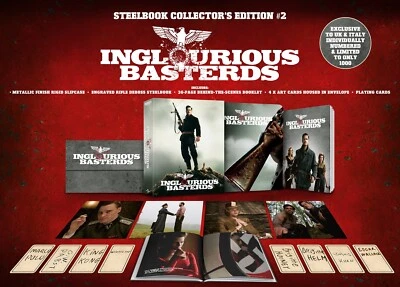 INGLORIOUS BASTERDS - 4K / ULTRA HD - STEELBOOK BOX SET #2 - NUMBERED - NEW ! - Image 1 of 4