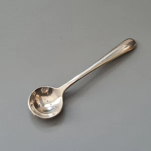 Solid Silver Salt/Mustard Spoon by William Suckling Ltd Birmingham 1965 - Picture 1 of 10