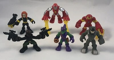 Hasbro Marvel Superhéroes Escuadrón Héroes Lote Figuras Nick Fury Iron Man Duende Verde Foto 1 de 4