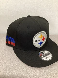 Pittsburgh Steelers New Era 9FIFTY Super Bowl XIII Adjustable Snapback Hat Cap - Picture 1 of 5