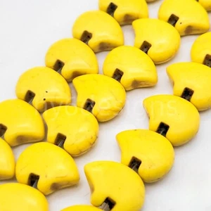 Gelber Zuni Bär Howlith Perle Bär Stein 17 mm Magnesit Türkis Zwischenperlen - Bild 1 von 10
