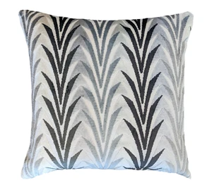 Harlequin Velika Velvet Charcoal/Platinum/Silver cushion cover - Picture 1 of 5