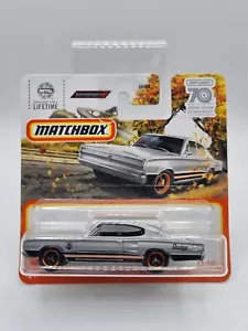Matchbox 1966 Dodge Charger Short Card 70th Anniversary New On Card - Picture 1 of 4
