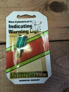 LED Blinkleuchte 12V Blau Vintage Littlefuse Traktor - Bild 1 von 2