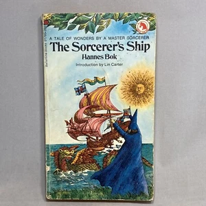 VTG THE SORCERER'S SHIP 1969 Hannes Bok 1st Ballantine PB Ed. Adult Fantasy - Picture 1 of 16