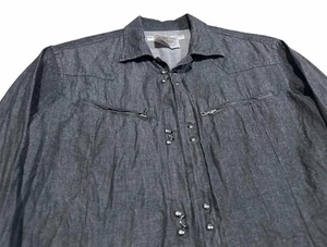 🔥Raro design camicia vintage Katharine Hamnett bottoni ganci metallo - Foto 1 di 9